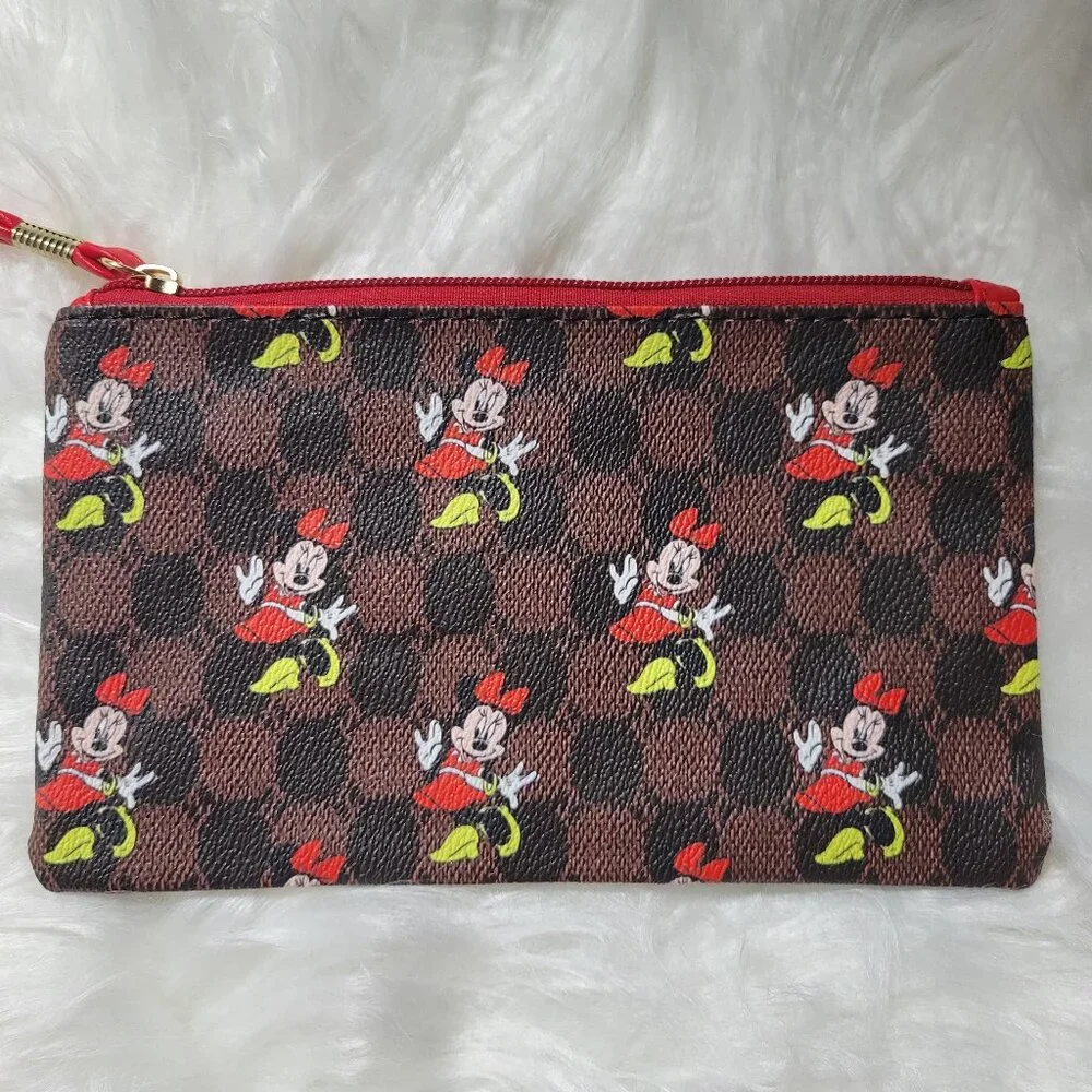 Minnie Mouse Design Wristlet
